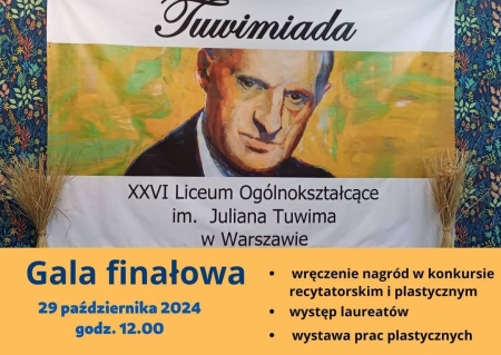 Uroczysta gala wręczenia nagród w LO XXVI ,,TUWIMIADA ''